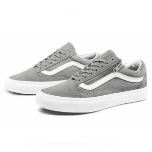 Vans Classic Gray and White Sneakers